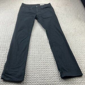 Buffalo David Bitton Sam-X Black Jeans Men 30 X 32 Slim Straight Stretch Denim